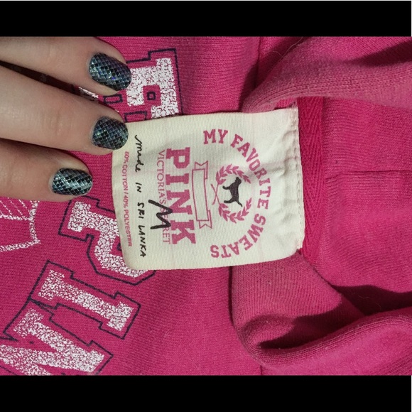 Extra Long PINK hoodie - Picture 3 of 4